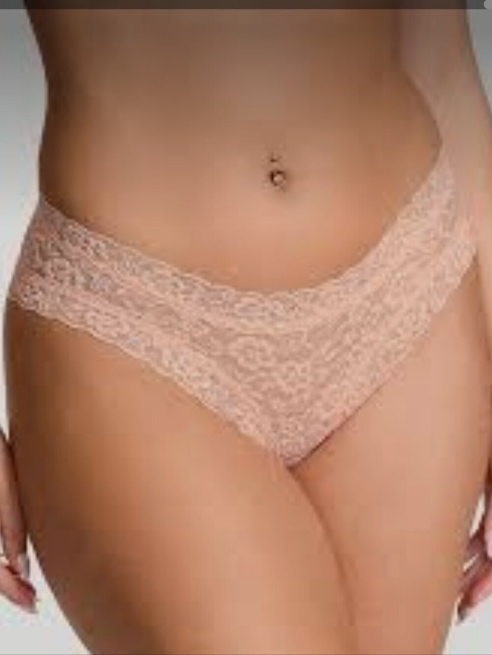 Victoria's Secret Very Sexy Lacie Strappy Back Cheeky Panty PEACH XXL